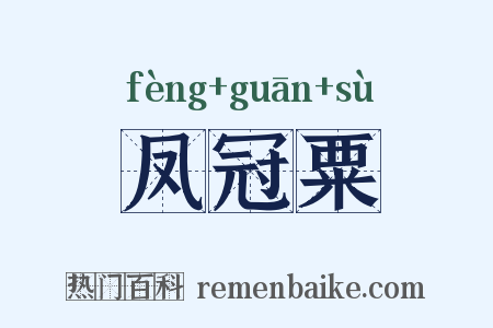 凤冠粟是什么意思的图片